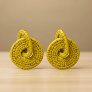 The Artisanal Woven Hoop Earrings