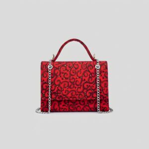 The Crimson Scroll Handbag