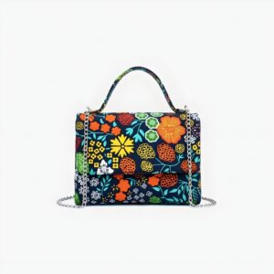 The Azure Bloom Satchel