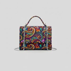 The Royal Paisley Satchel