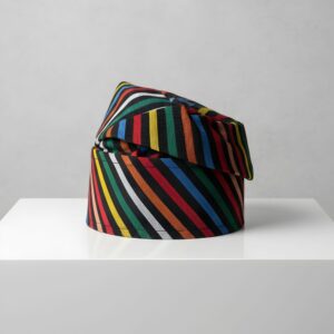 The Vibrant Kaleidoscope Aso Oke Fila